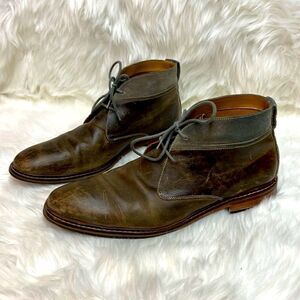 Cole Haan Williams Welt Leather Brown Men's 13M Ankle Chukka Boots Shoe A6